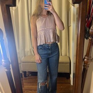 Sun & Shadow Boho Styled Soft
Pink Tank